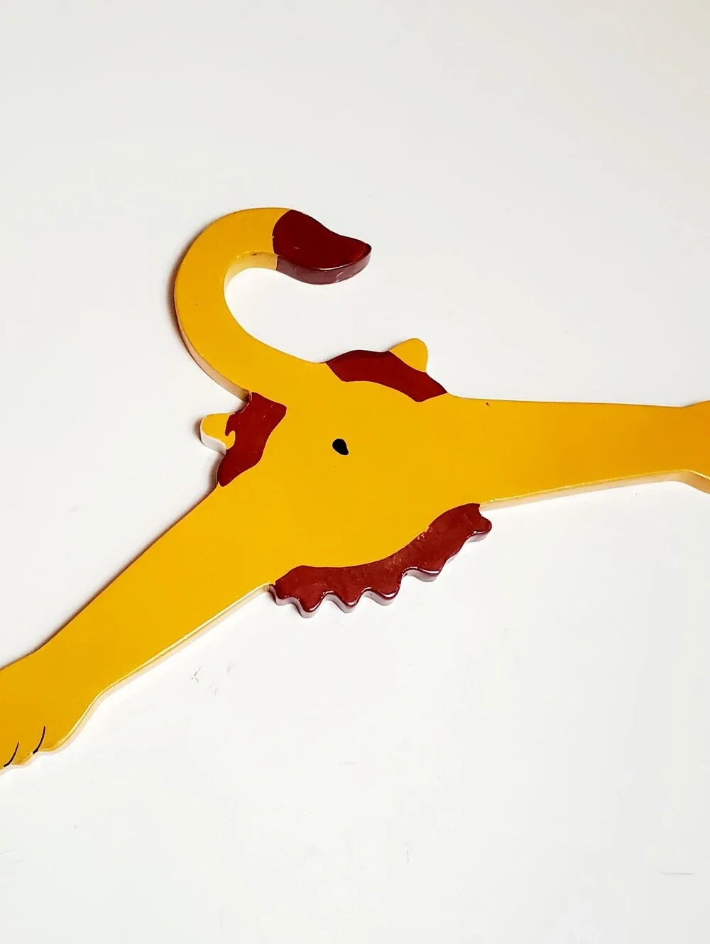 Lion and Tiger 2 Piece Wooden Handpainted Nursery Hanger Set